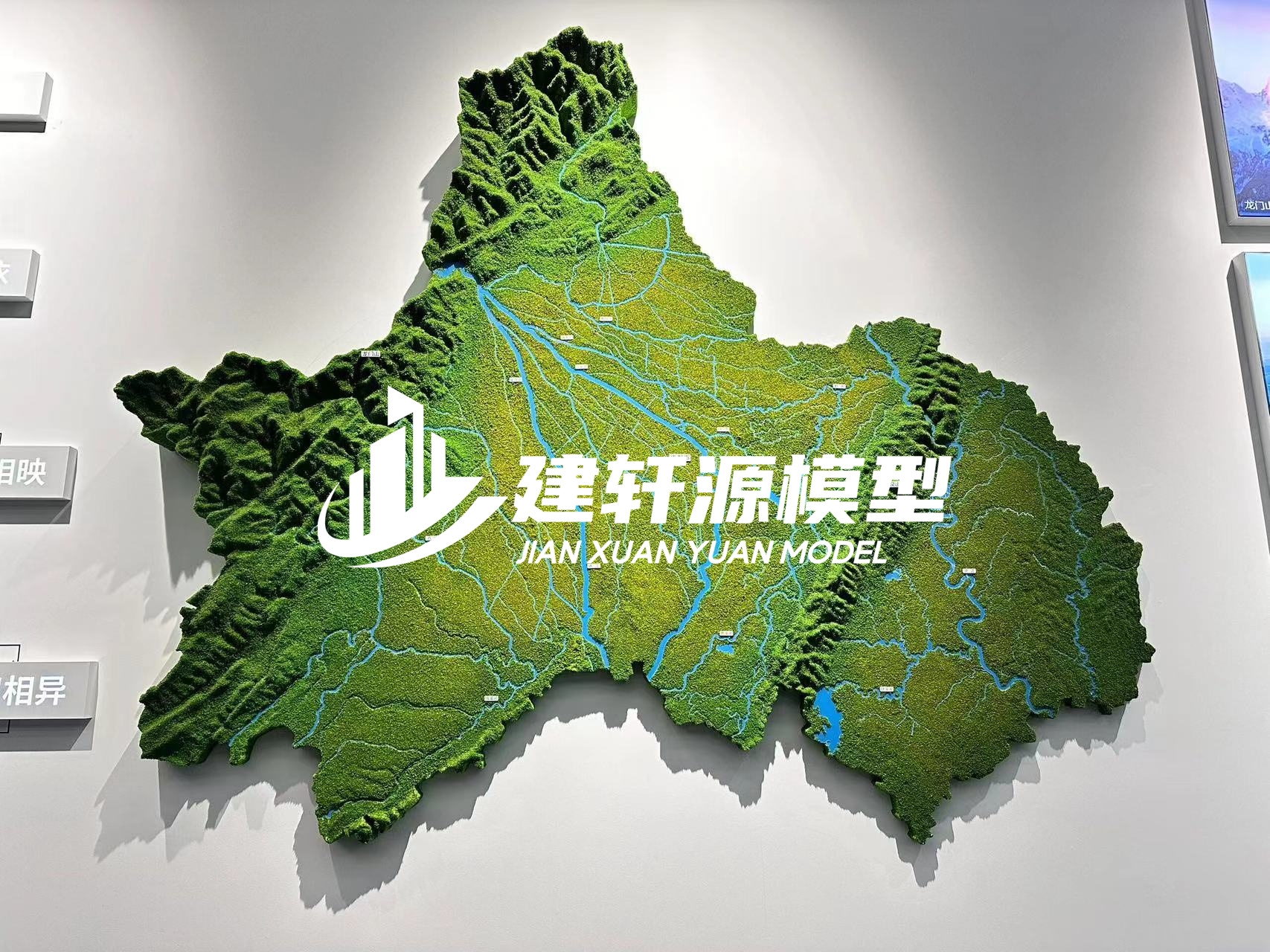晋州地形沙盘壁挂厂家