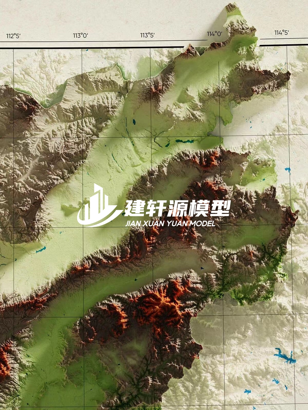 晋州地形模型制作